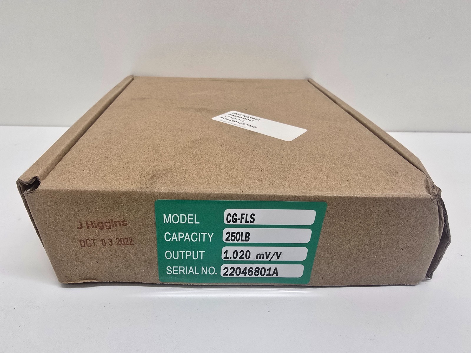 NEW IN BOX! COTI GLOBAL 250LB STAINLESS STEEL LOAD CELL CG-FLS