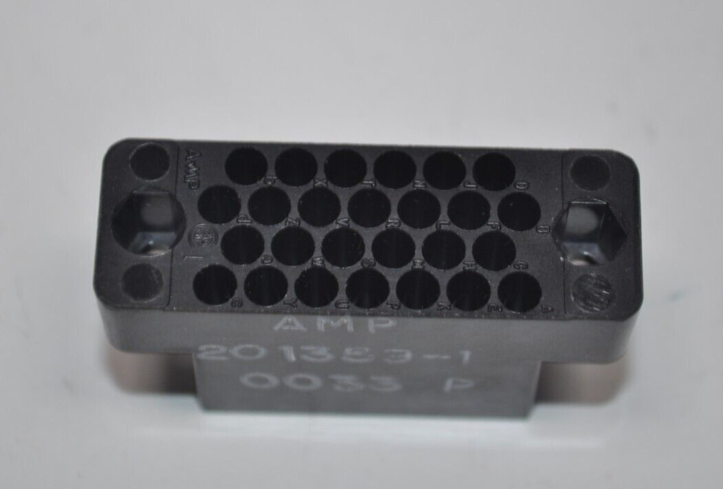 AMP TE Connectivity AMP 201359-1 M Series 26 Position Panel Mount Female Black
