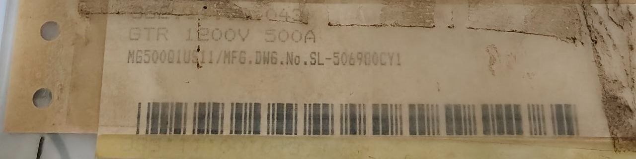 Toshiba MG500Q1US11 GTR 1200V 500A MG500Q1US11 Size 106mm x 60mm x 44mm