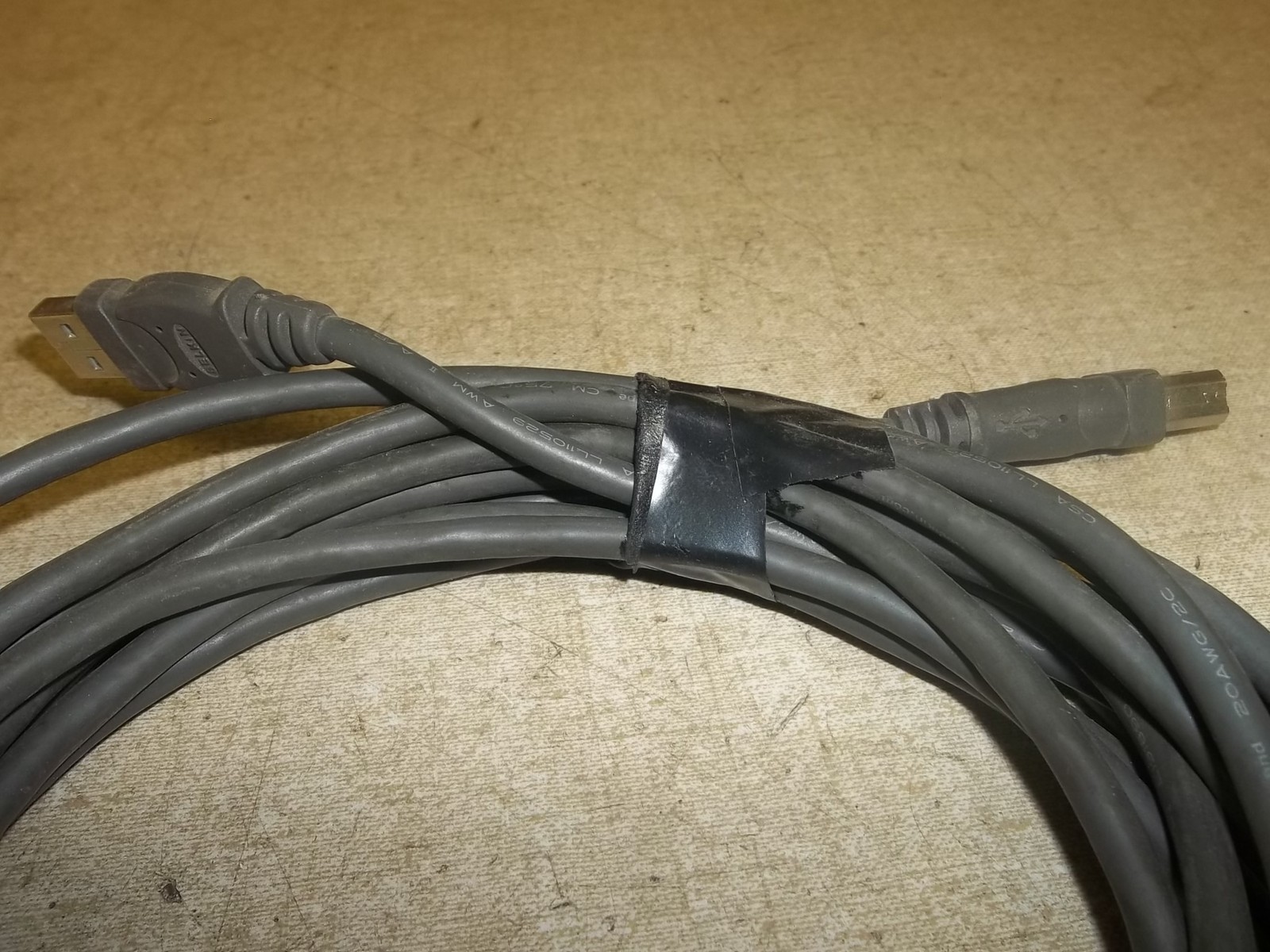 Belkin E191890 Cable Type CM 75 Degree 25AWG/1P 20 AWG/2C CSA LL110529