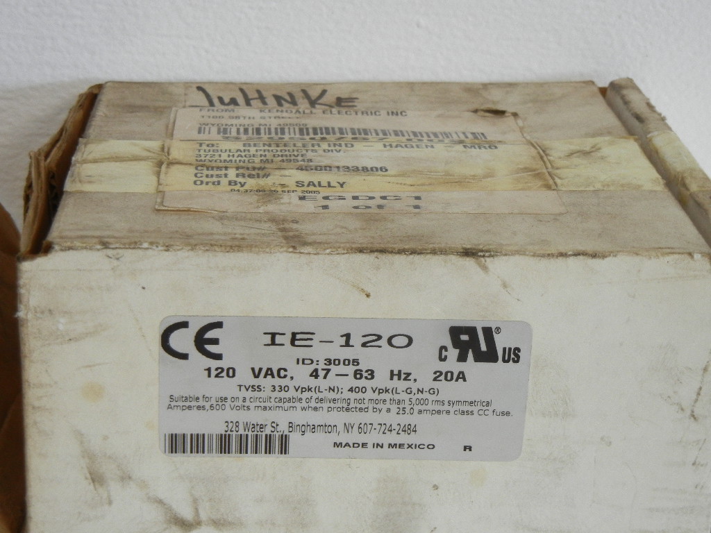 CONTROL CONCEPTS IE-120 NEW ISLATROL ELITE ACTIVE TRACKING FILTER IE120