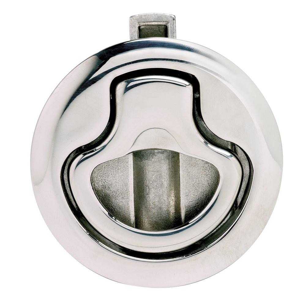 Southco M1-61-8 Stainless Steel 316 Flush Pull Push-to-Close Latch, Non-Locking