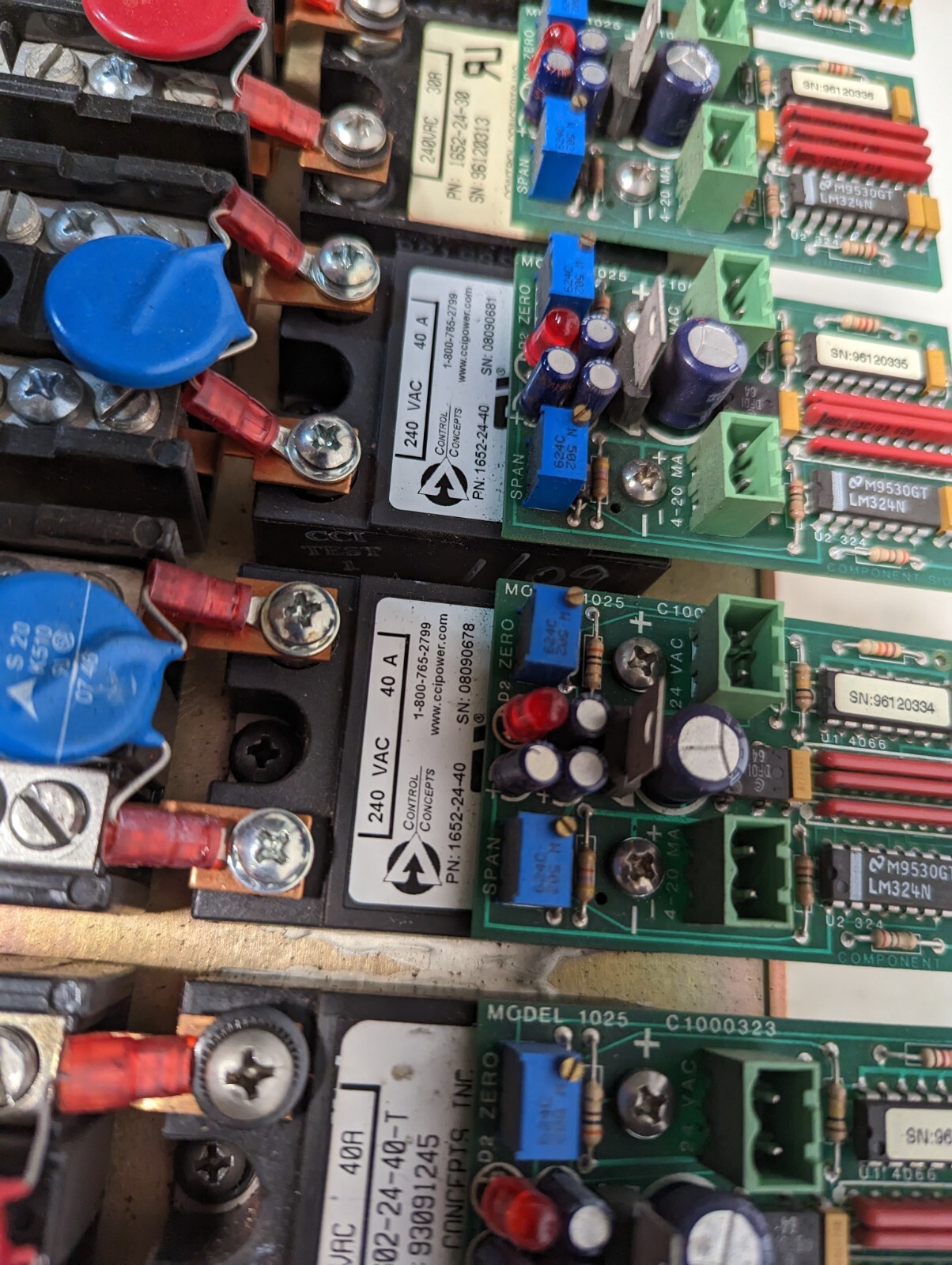 Control Concepts SCR power controller 1600-PM6-01/(4)1652-24-30-USD/(2)1652-24-4