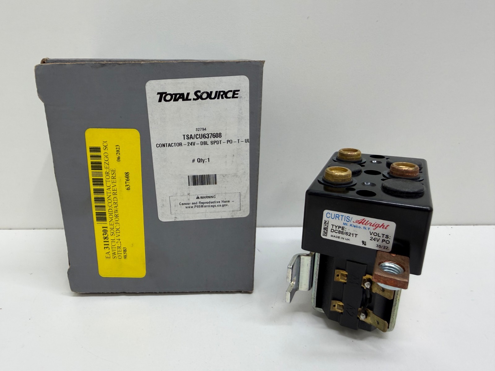 NEW OLD STOCK! ALBRIGHT 24V MOTOR REVERSING CONTACTOR DC88/621T