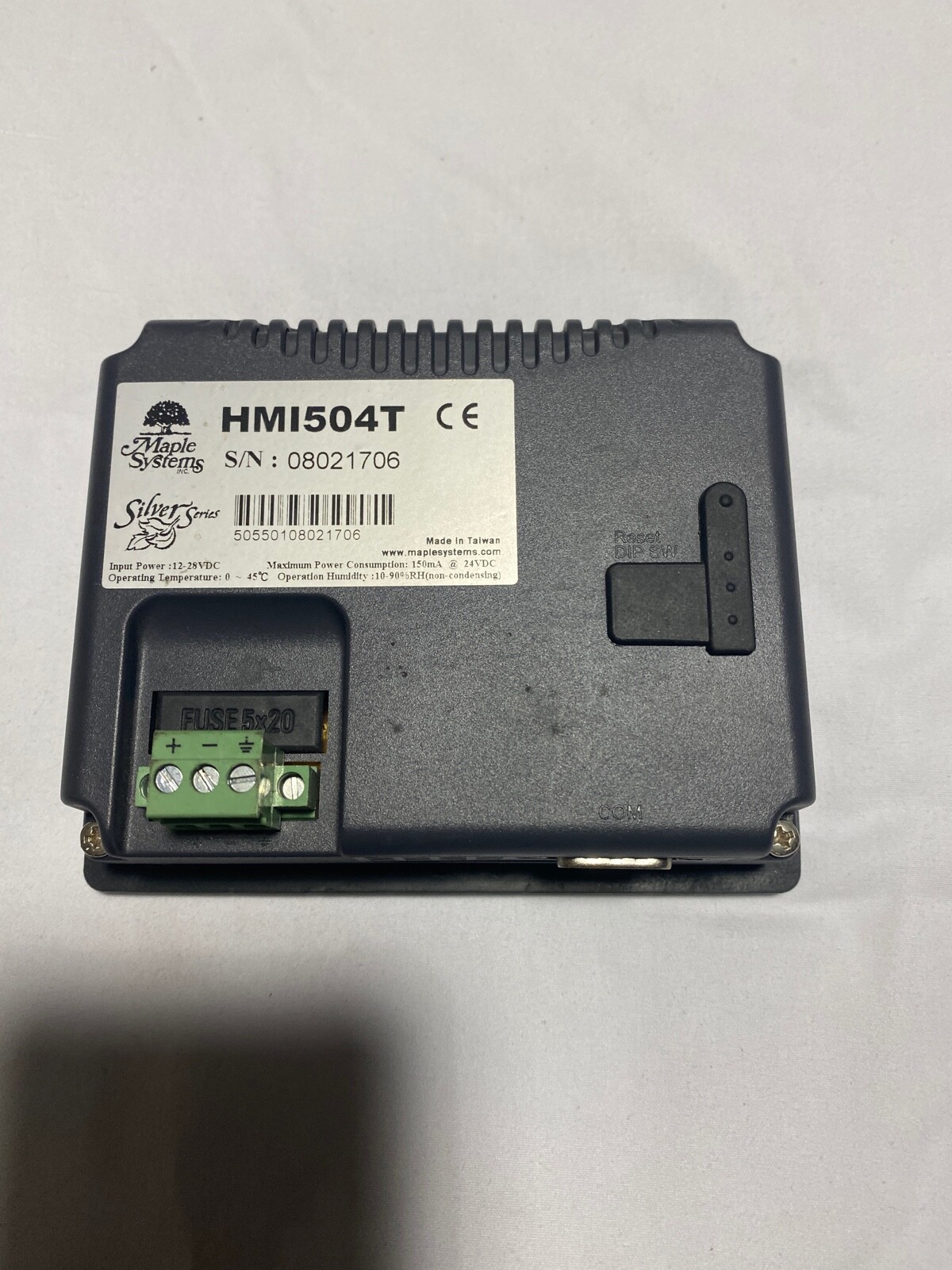 MAPLE SYSTEMS HMI504T / HMI504T. ( screen scratched)