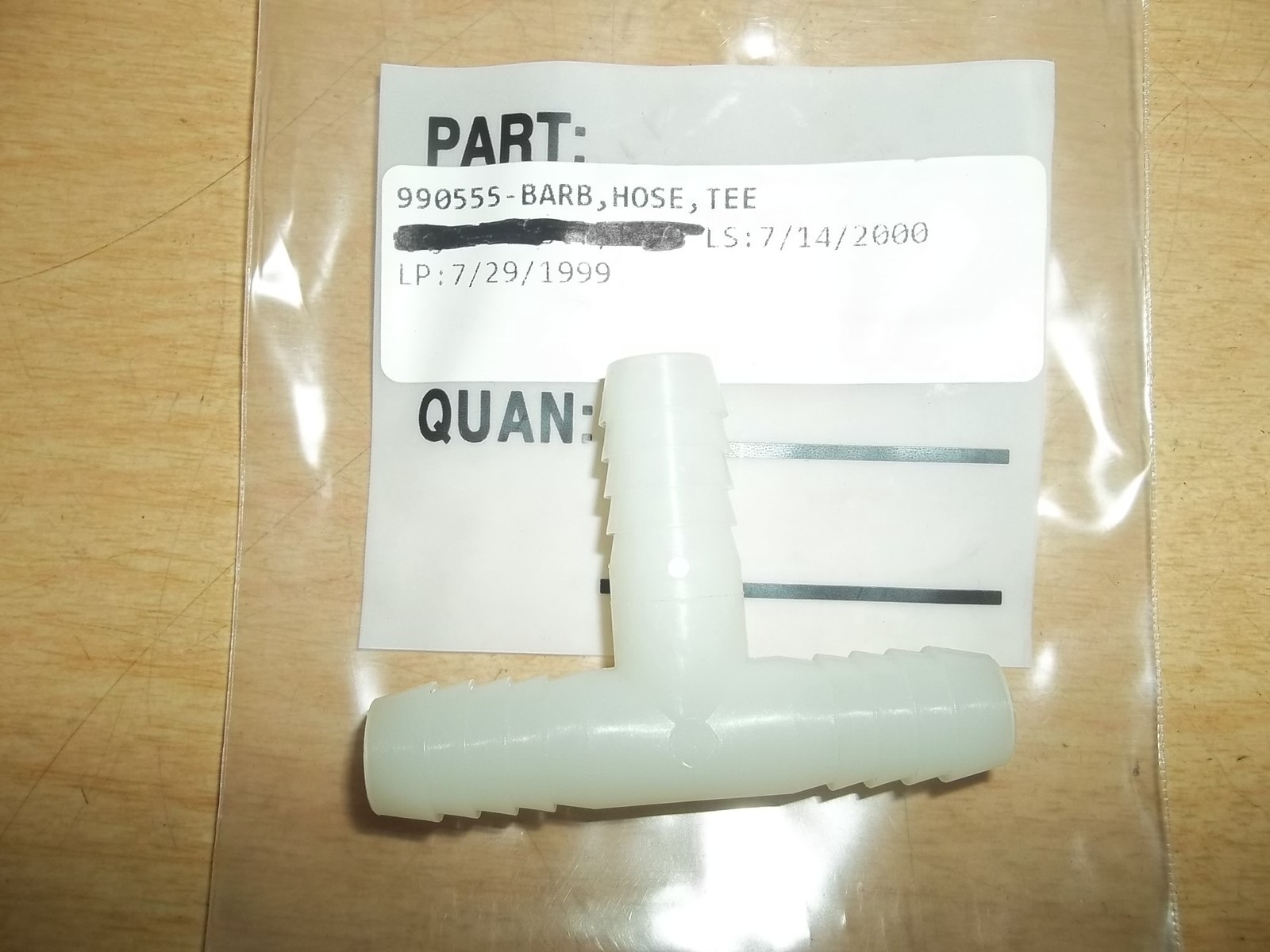 NEW Hose Barb Tee 990780 *FREE SHIPPING*
