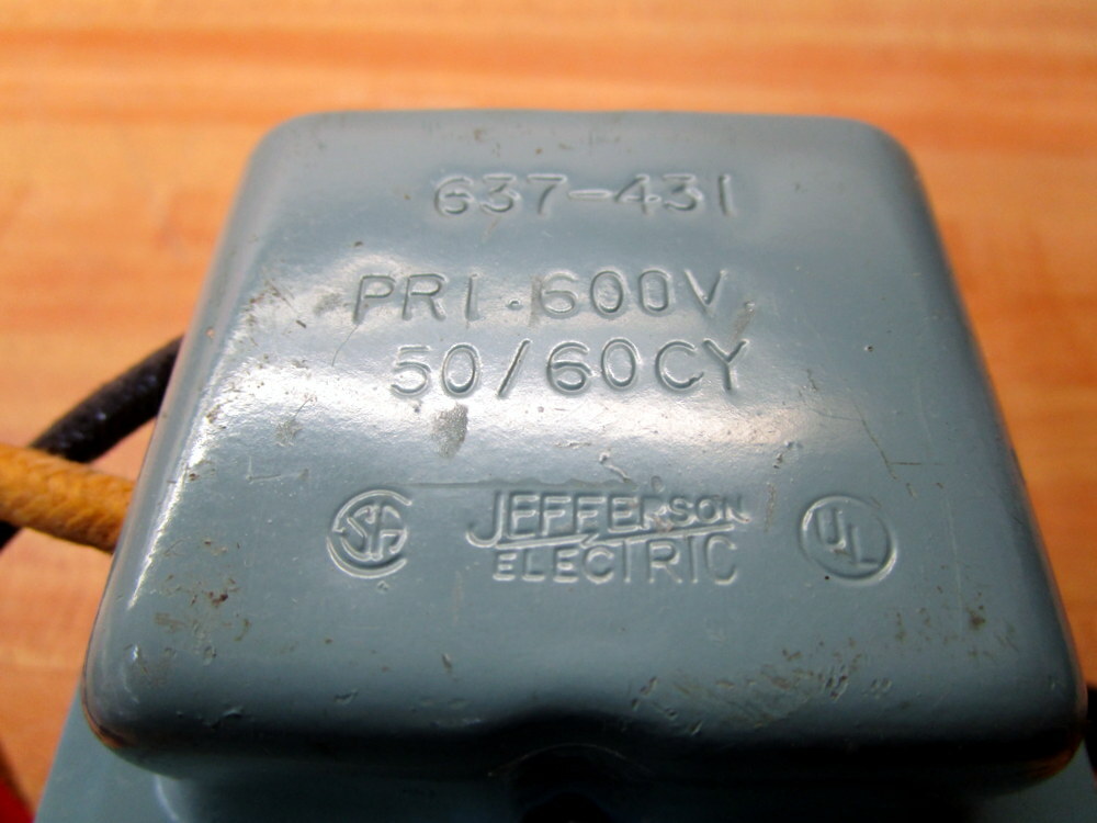 Jefferson Electric 637-431 Transformer 637431