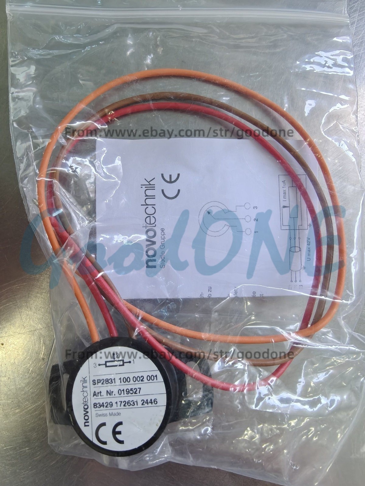 1PC NEW FOR NOVOtechnik SP2831 100 002 001 Angle Potentiometer Sensor