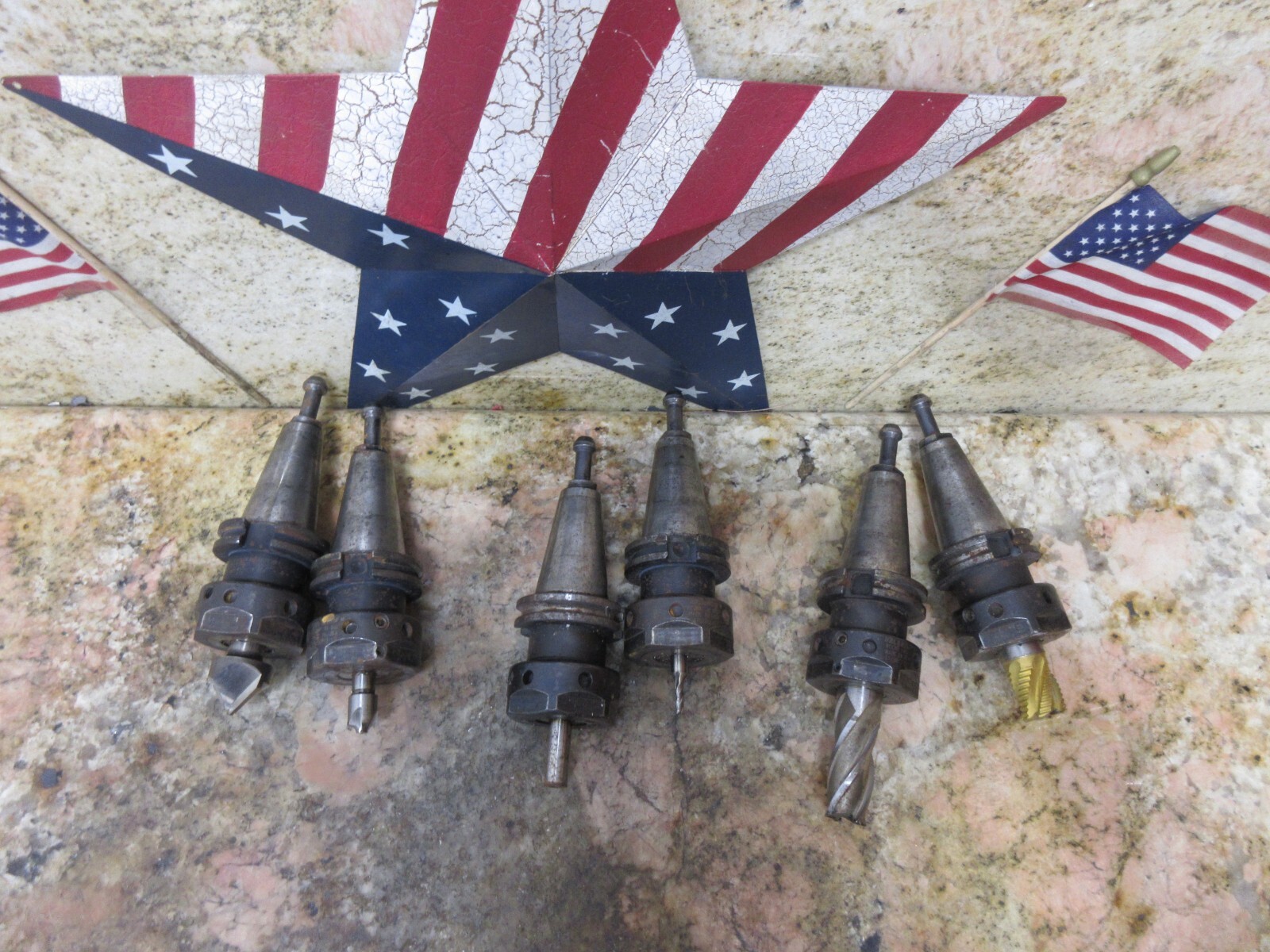 CINCINNATI CAT 40 CT40 TOOL HOLDER TOOLING VALENITE VCCNP 10SGF LOT OF 6 PIECES