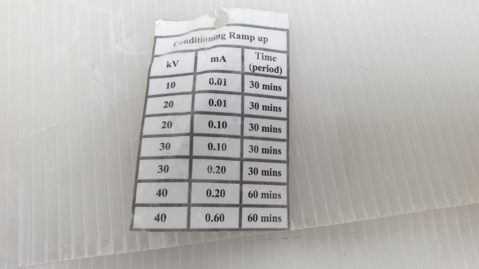OXFORD INSTRUMENTS X-RAY TECHNOLOGY XTFGTBEDE 50kV, 1.0mA X-RAY ASSY
