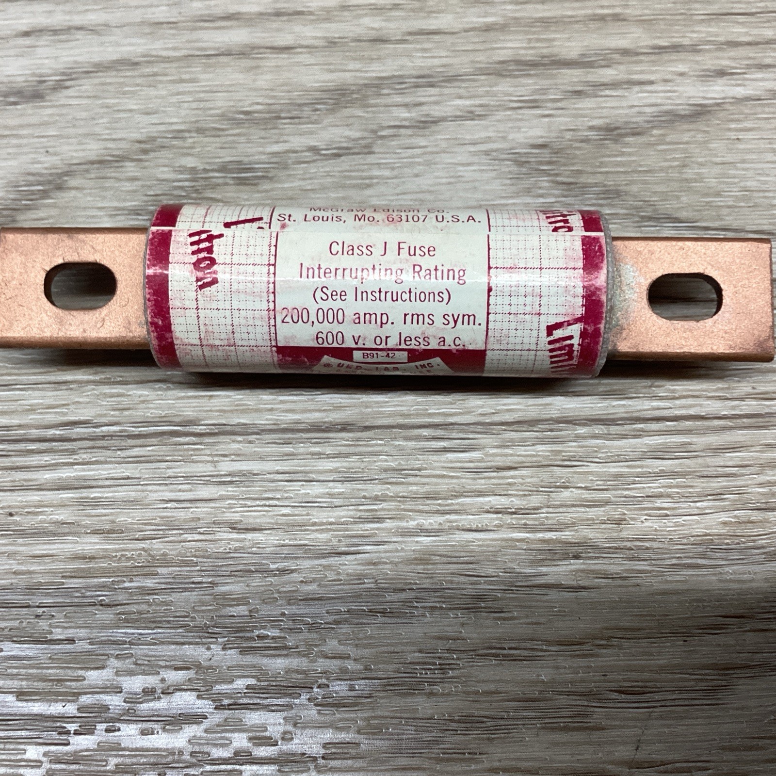 Bussmann Buss JKS-70 Limitron Quick Acting J Fuse 70A 600V 70 Amp #817PT141*CO