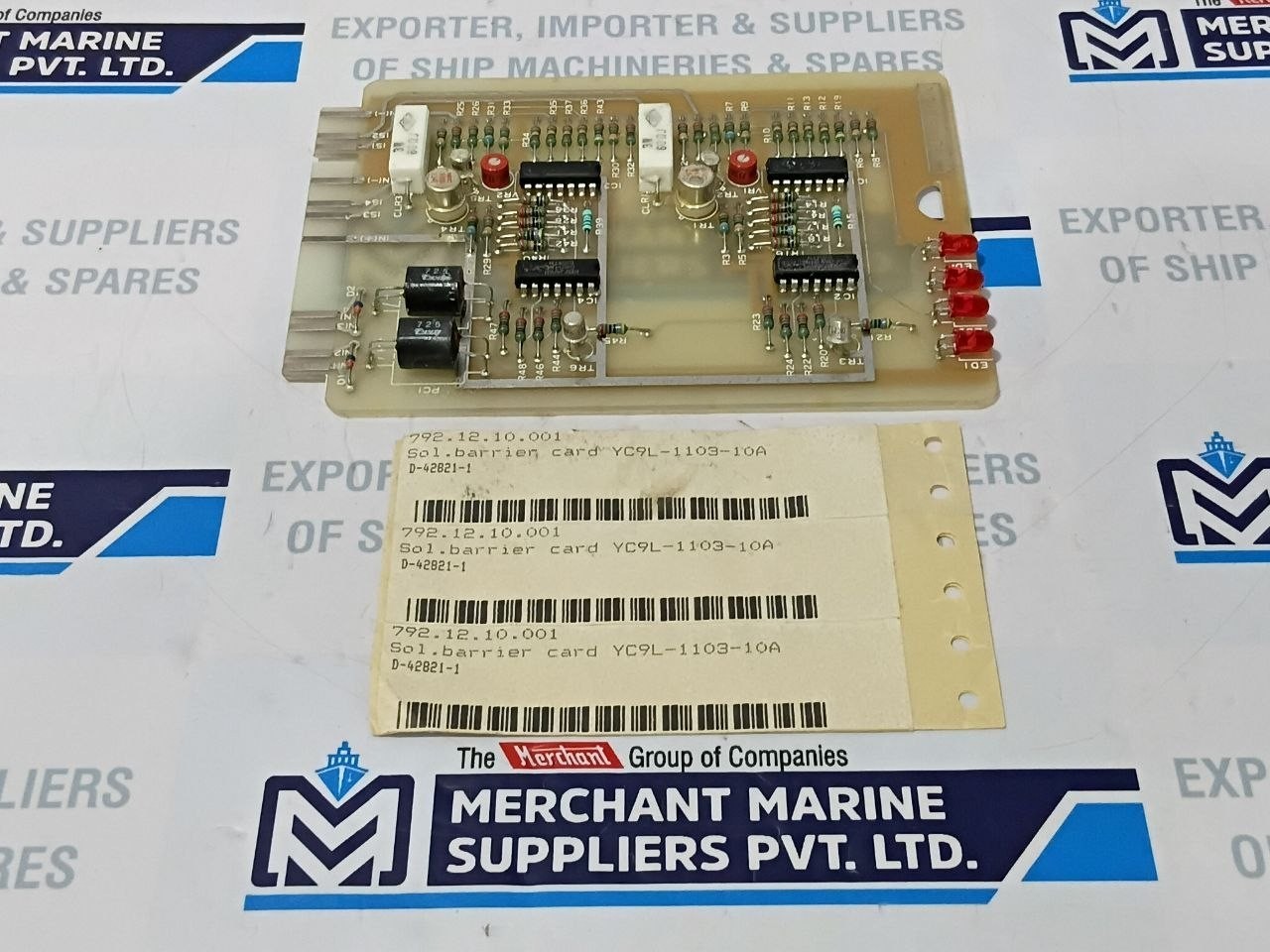 Yuken YC9L-1103-10A Sol Barrier PCB Card D-42821-1