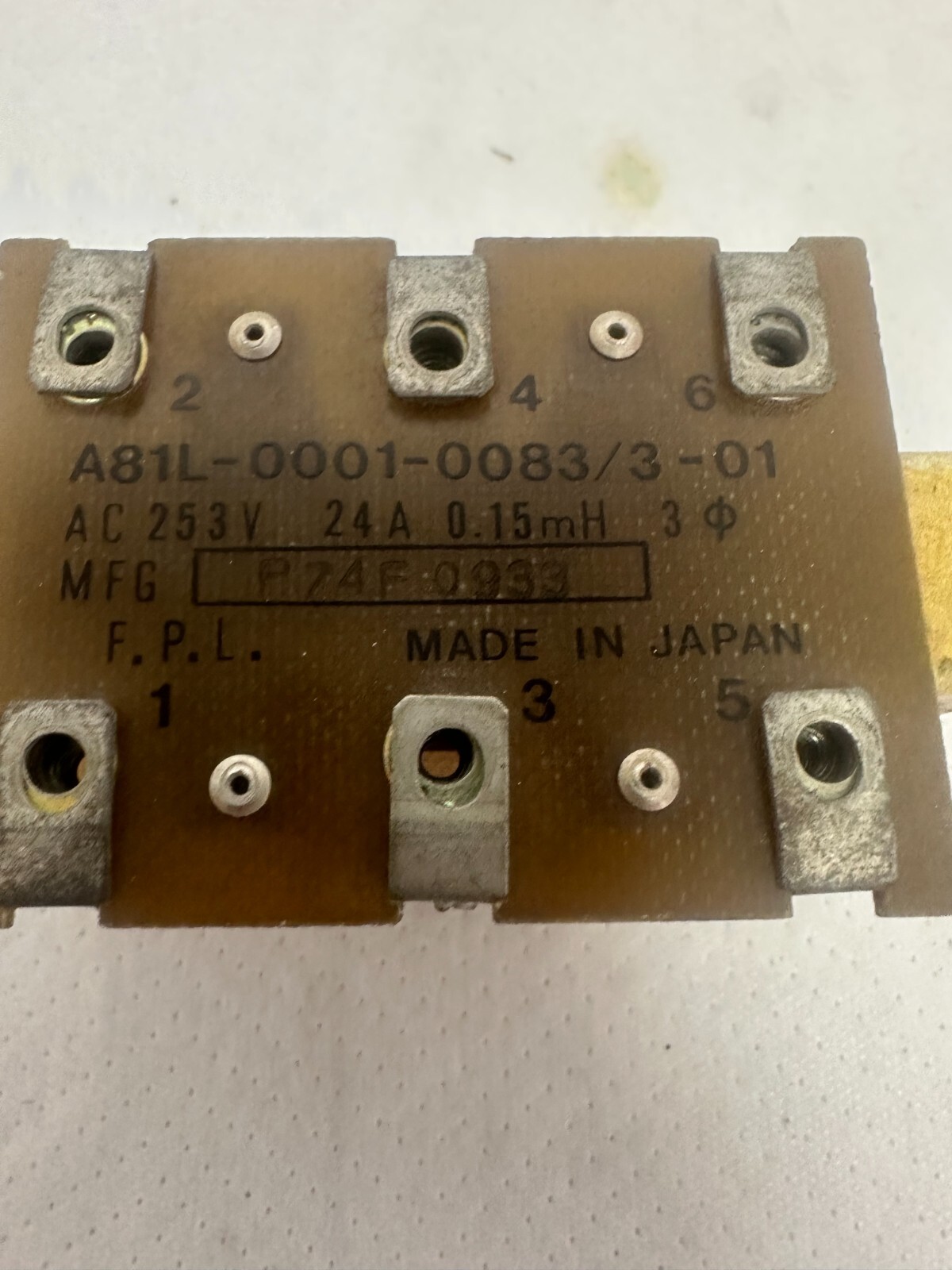 FANUC A81L-0001-0083#3C-01 REACTOR