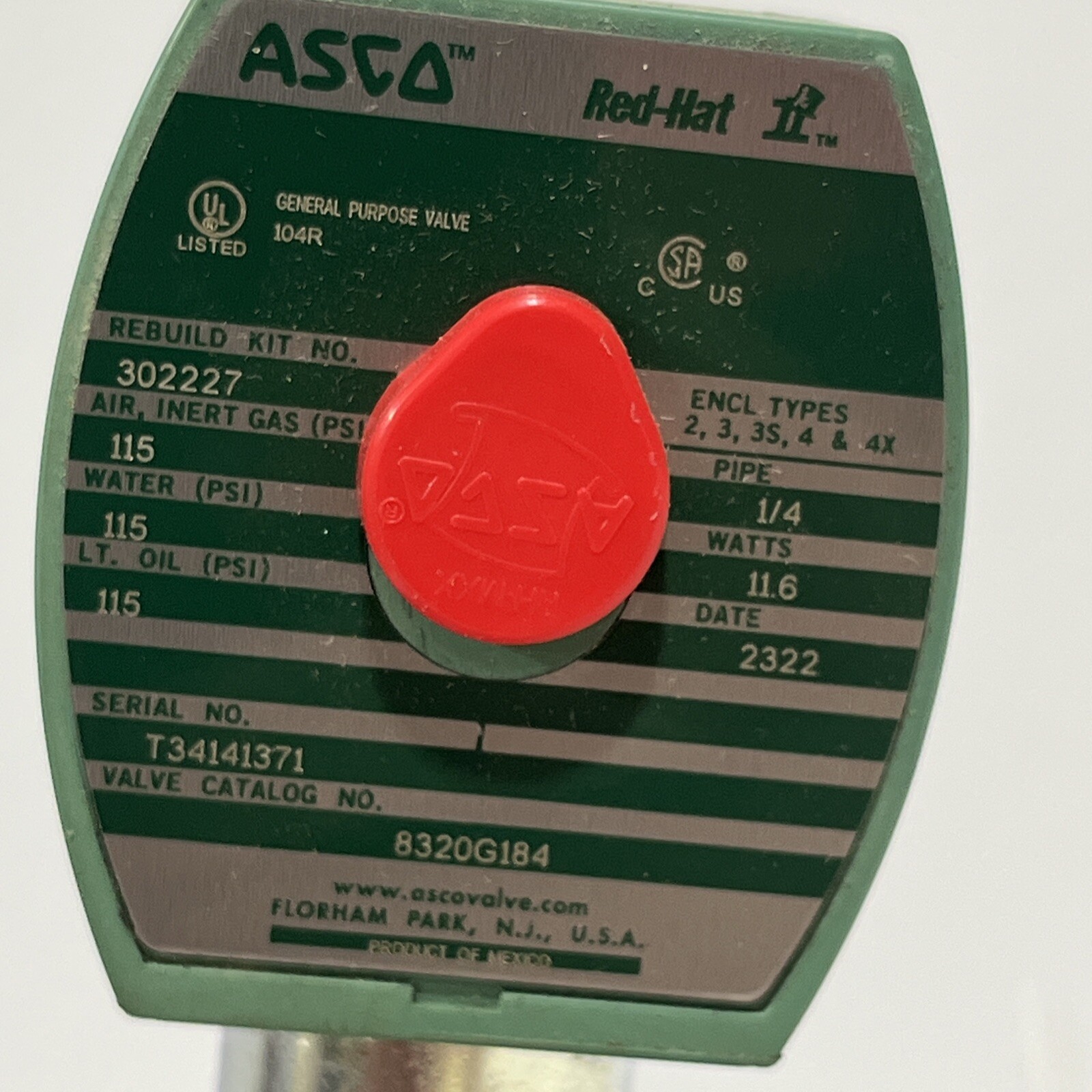 NEW StoneL QX35B03SDM CONTROL VALVE QUARTZ NELES NNB