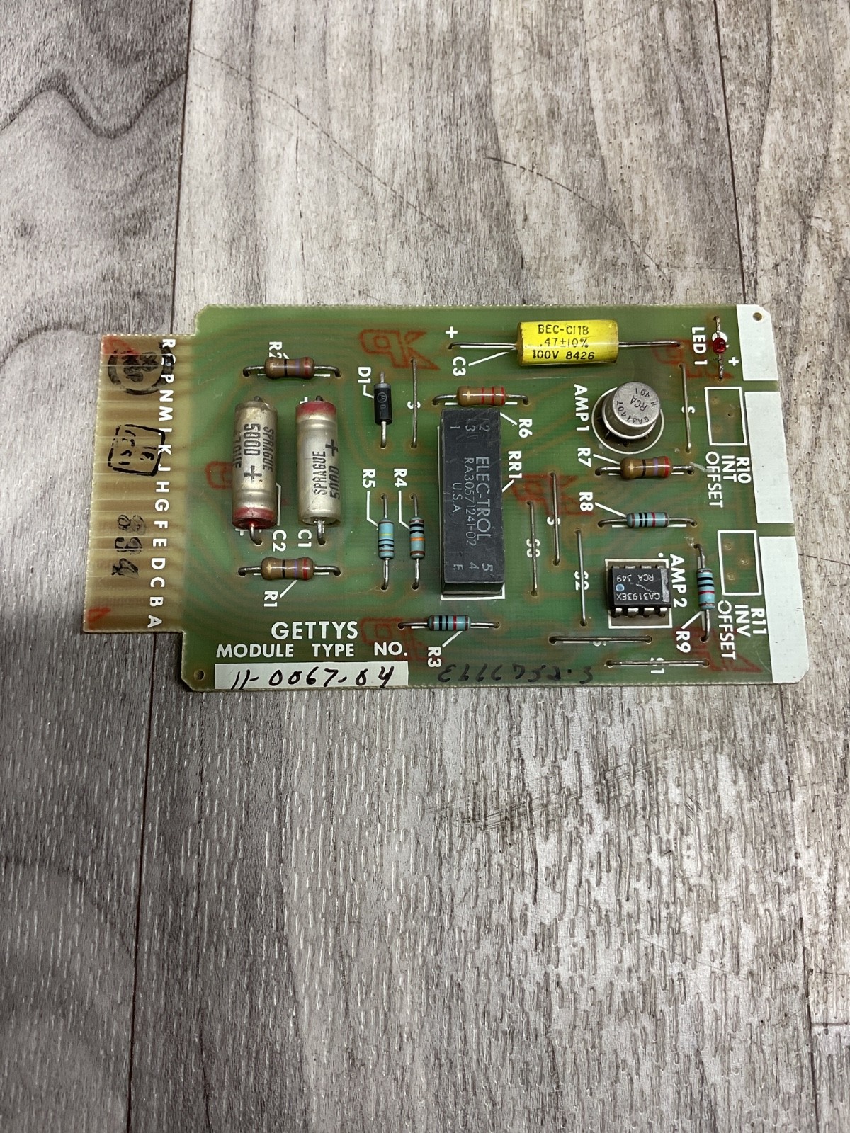 Gettys Control Boards 11-0067-102 *FREE SHIPPING* #4096B46