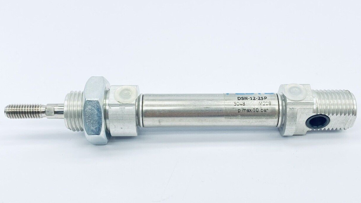 FESTO DSN-12-25-P DOUBLE-ACTING PNEUMATIC CYLINDER 12mm BORE 25mm STROKE