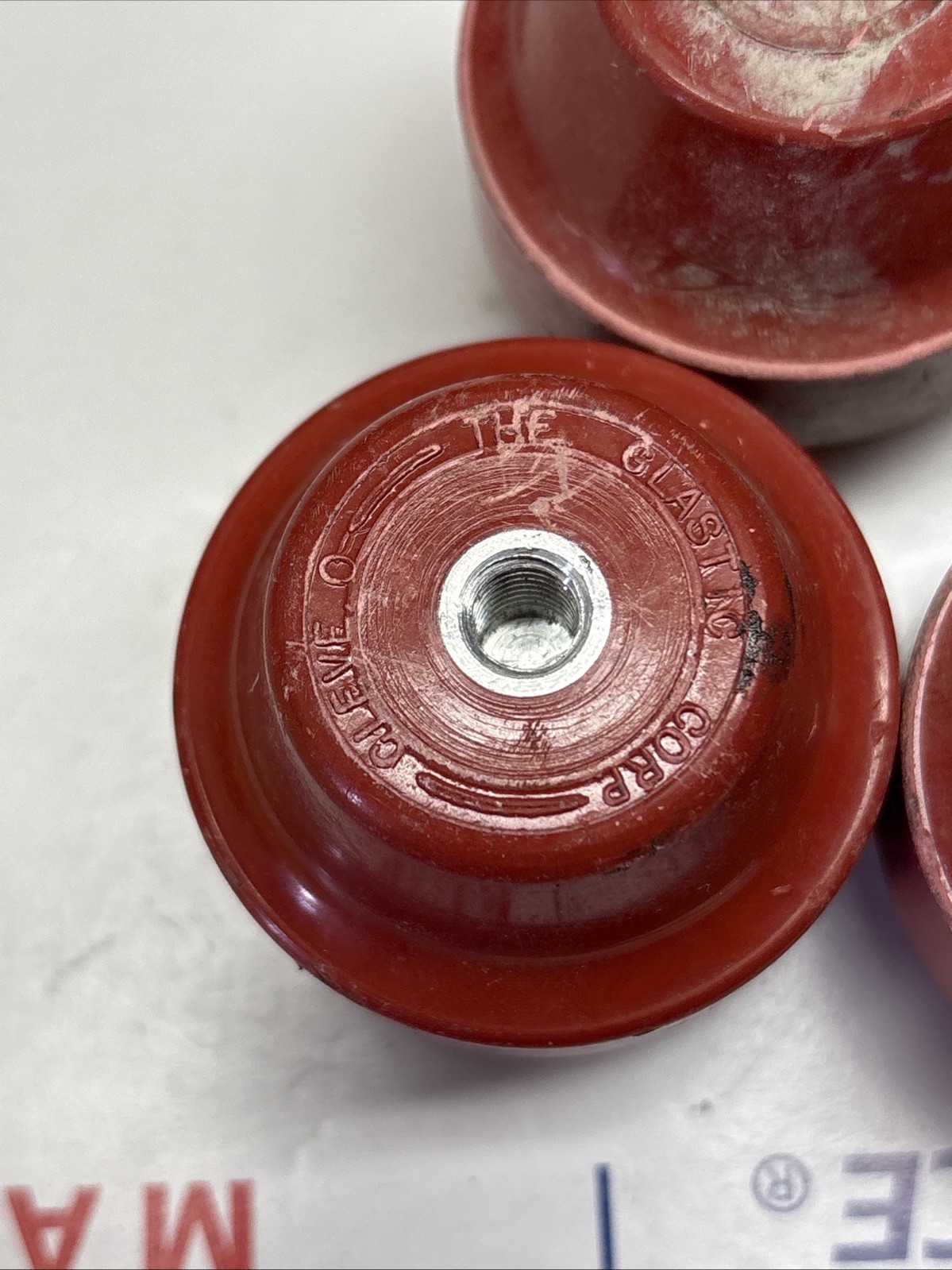 Lot of 5 THE GLASTIC CORP. ELECTRICAL ISOLATOR Cleve – O
