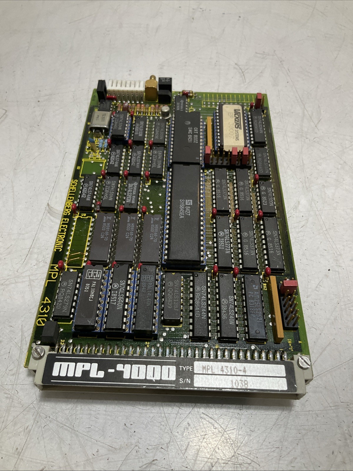 SCHELLENBER ELECTRONIC MPL4310-4 MPL-4000 CIRCUIT BOARD CARD Z2M