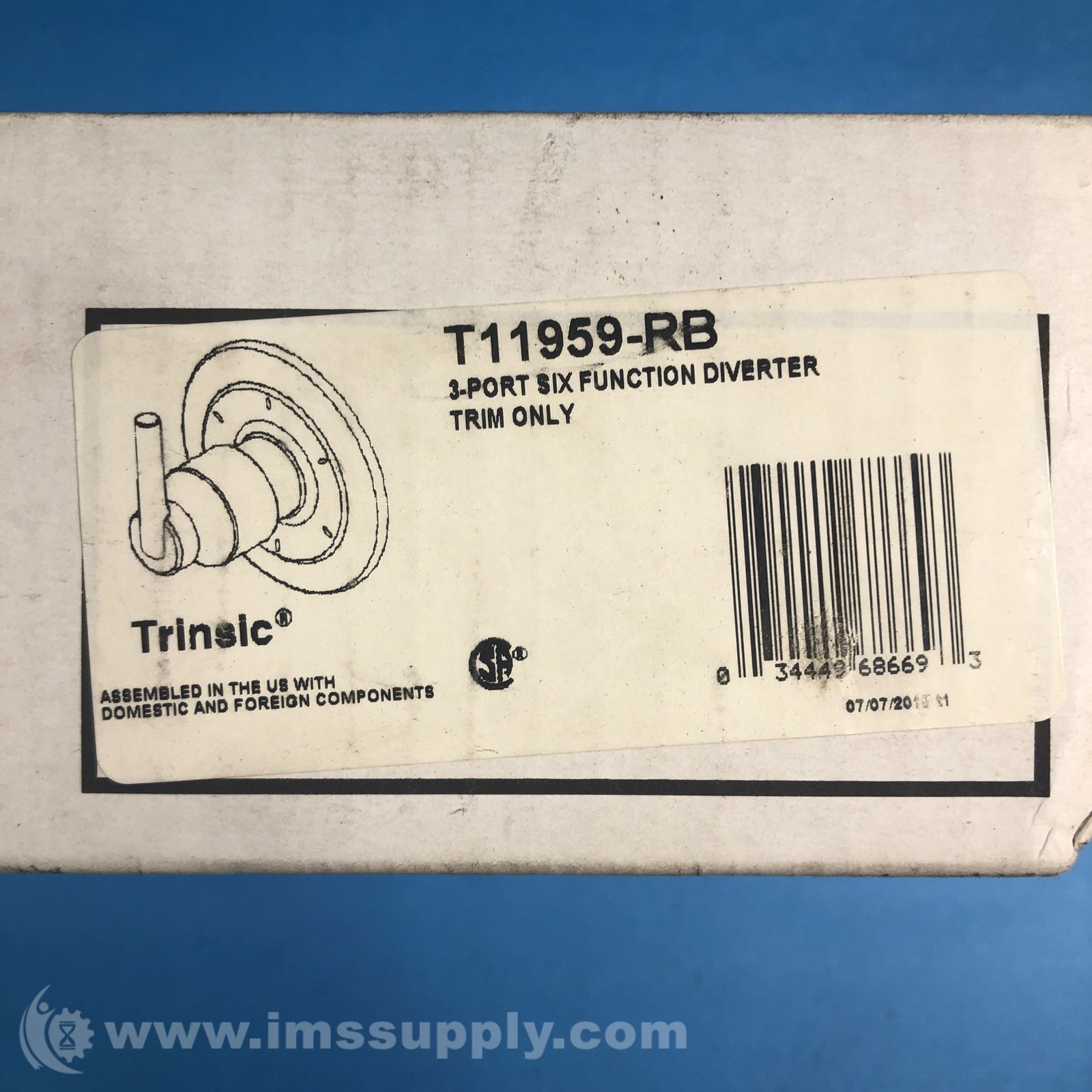 Delta T11959-RB 3 Port Six Function Diverter, Trim Only FNFP