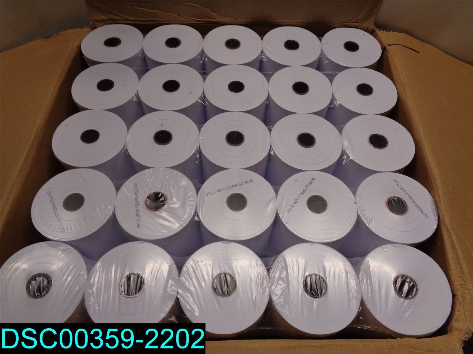 QTY=50: 1-Ply Printer Paper Bond 3″x150′ Better Value Pack from BuyRegisterRolls