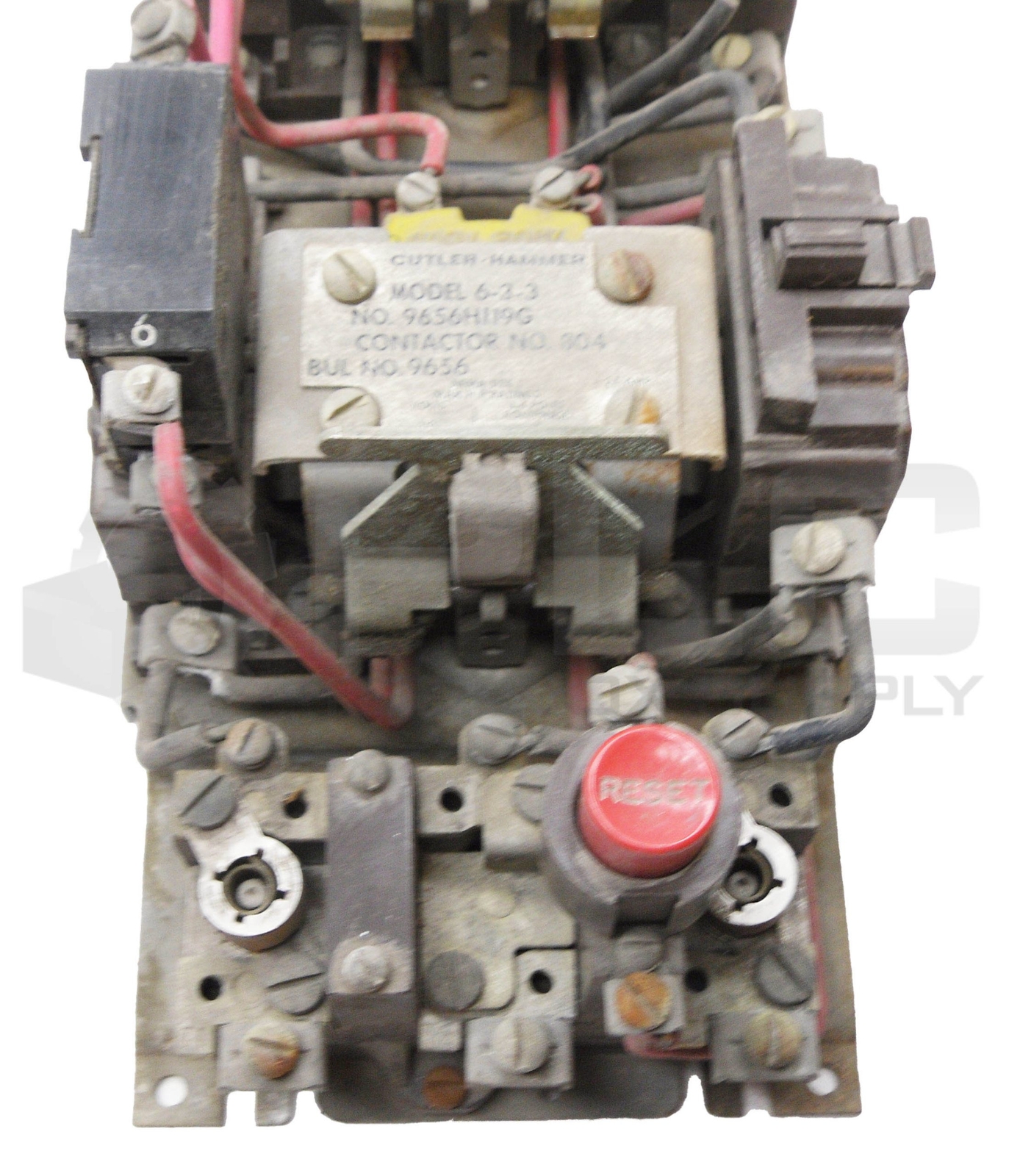 CUTLER HAMMER 6-3-3 CONTACTOR 550V 3-4 POLE 9656H119G 804 9656