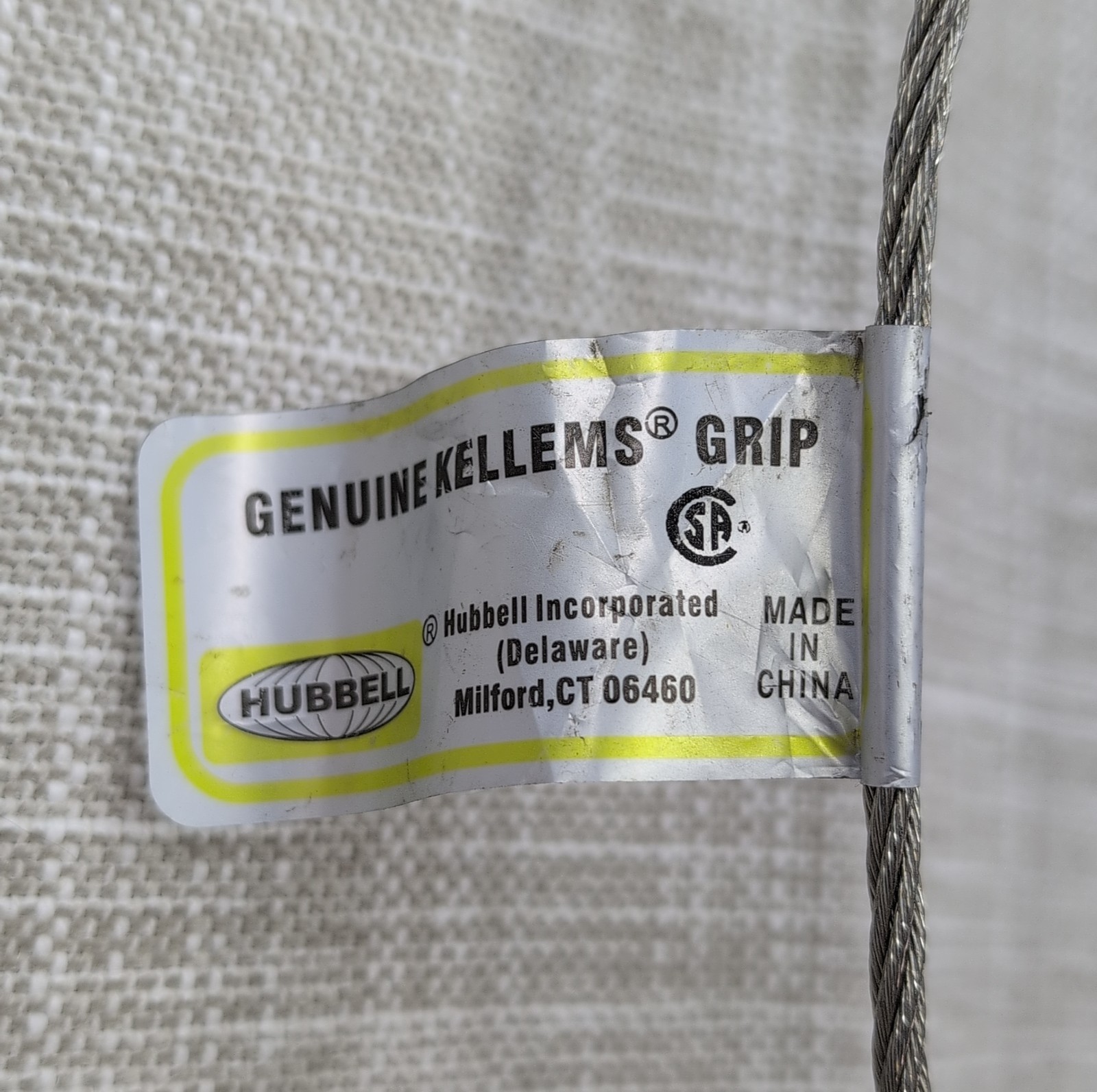 Hubbell 022-010-15 Kellems Cord Grip .75-.99″ Drop Cord Grip