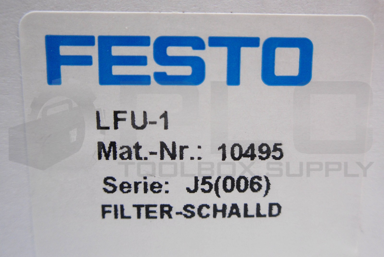 NEW FESTO LFU-1 / 10495 FILTER, 232PSI/1.6MPA