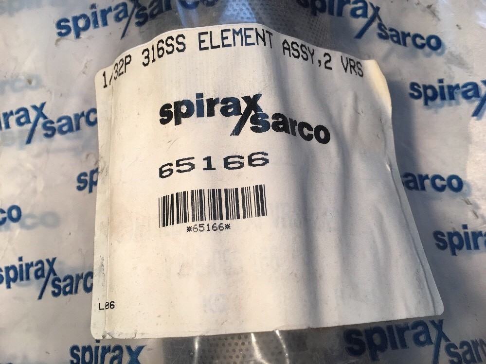 Stainless Steel Strainer Spirax Sarco 65166 1/32P 316ss Element Assy 2 VRS NEW