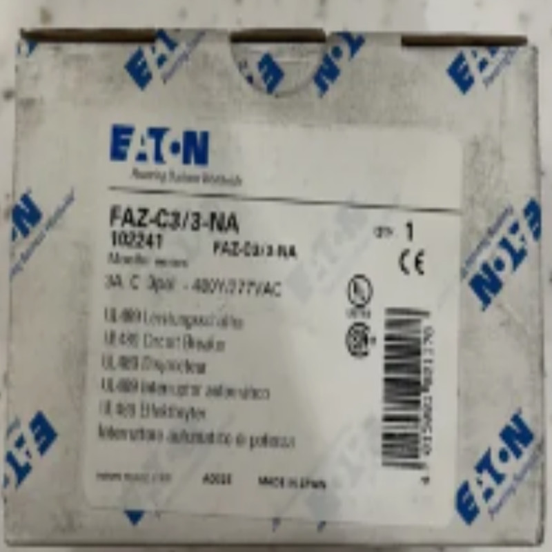 New Original EATON Miniature Circuit Breaker FAZ-C3/3-NA UPS or DHL