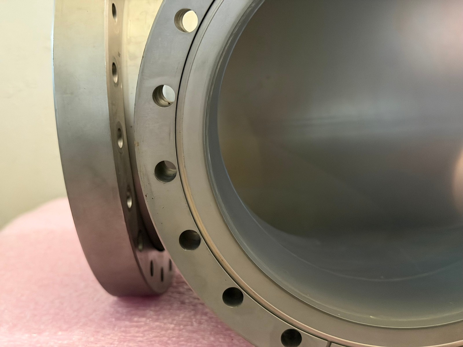UHV Reducing CF Tee Two 8″ to 10″ Conflats Rotatable Flanges High Vacuum Chamber