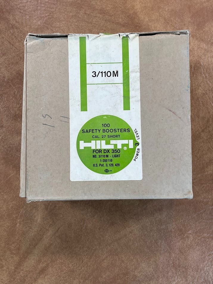 HILTI 3/110M (PKG OF 100) DX350 DX 350 Safety Boosters Green Level 3