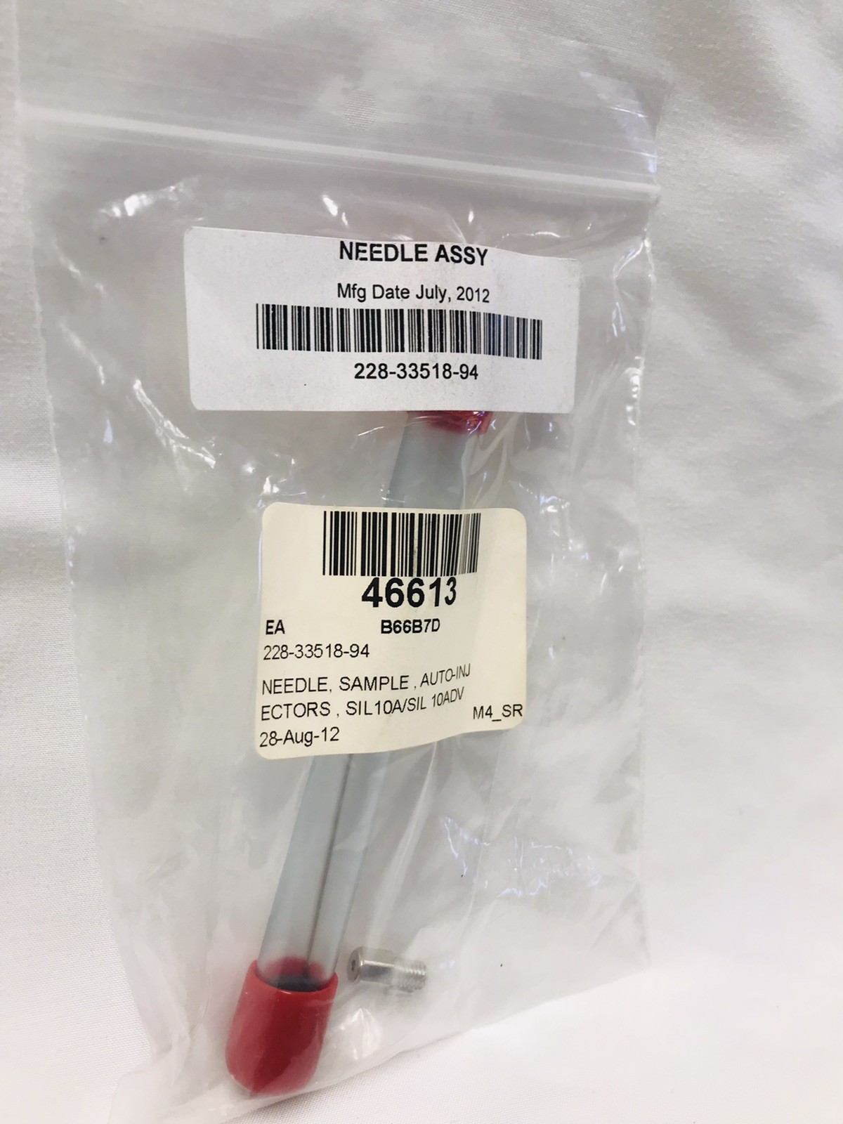 Shimadzu 228-33518-94 Stainless Steel Needle, SIL-10AxL/SIL-10ADvp