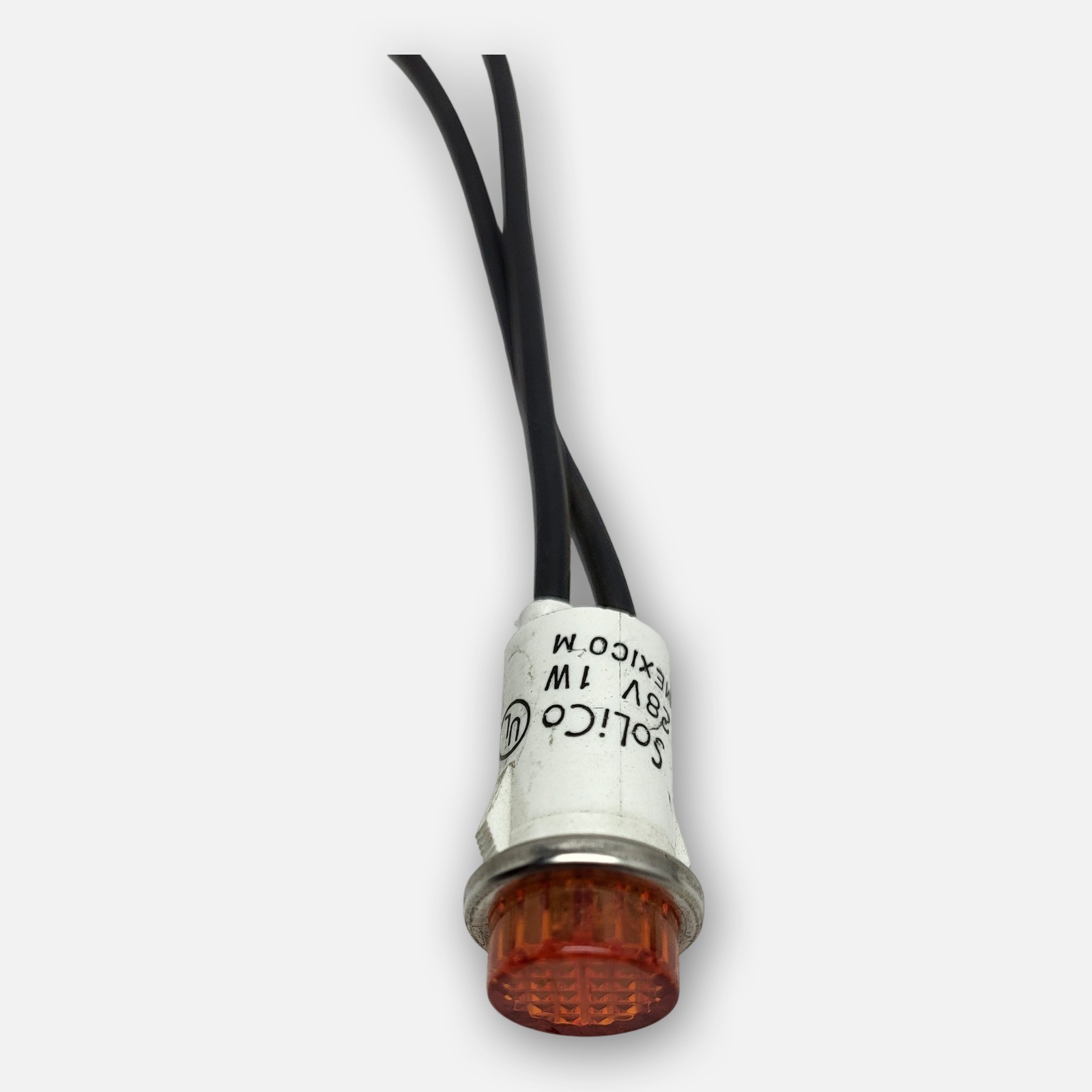 NEW LOT OF 6 SOLICO AMBER INDICATOR LIGHT 28V, 1W *READ*