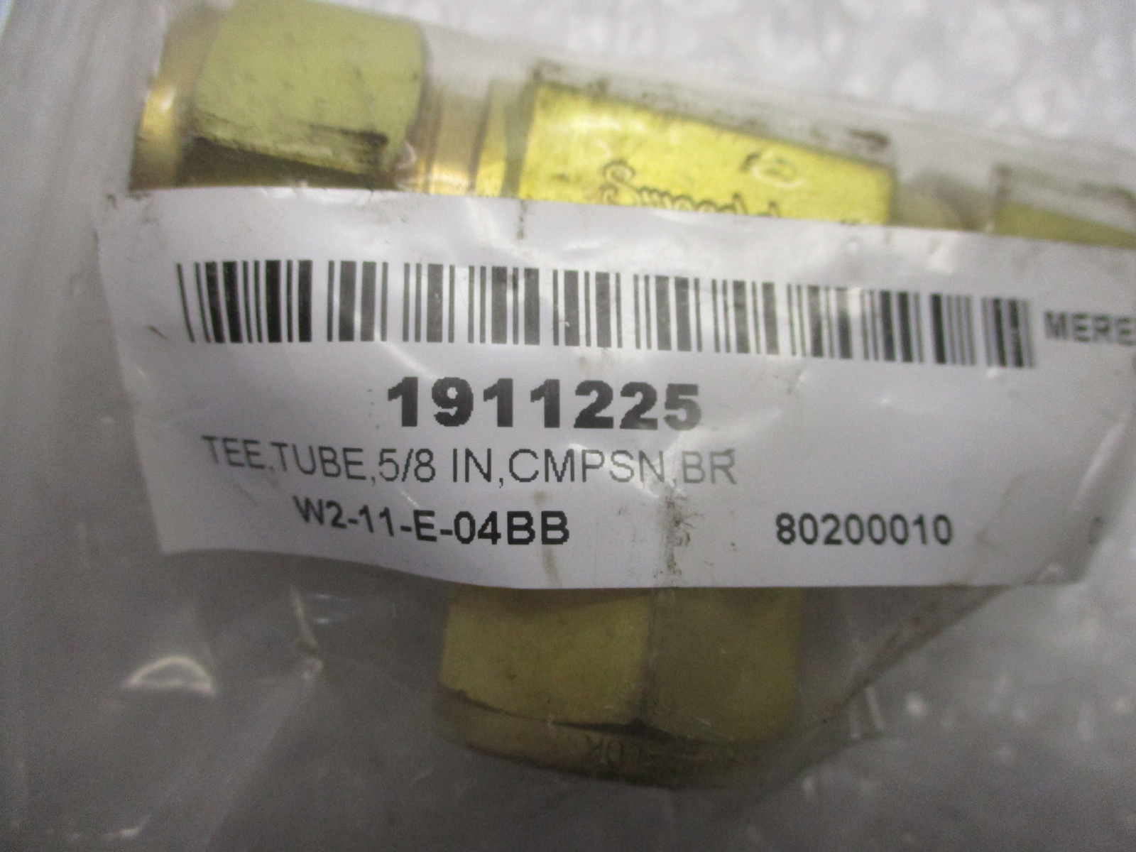 SWAGELOK 1911225 5/8 TEE TUBE NSNP
