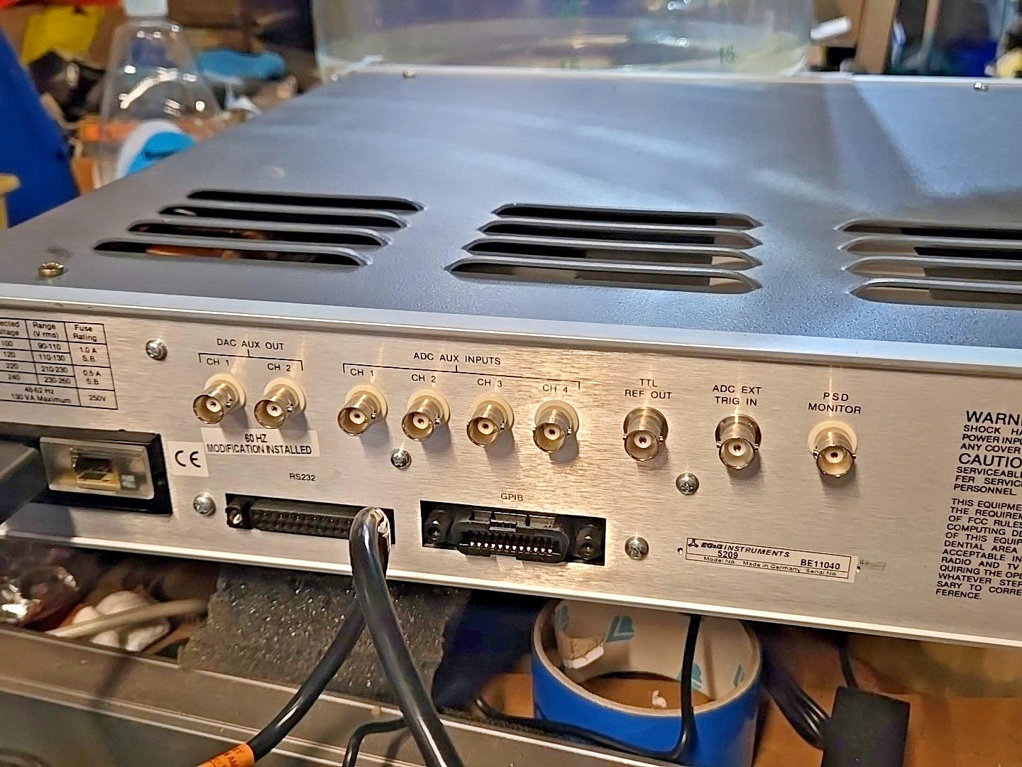 EG&G Princeton Applied 5209 Lock-In Amplifier 0.5Hz-120kHz TESTED WARRANTY 60hz