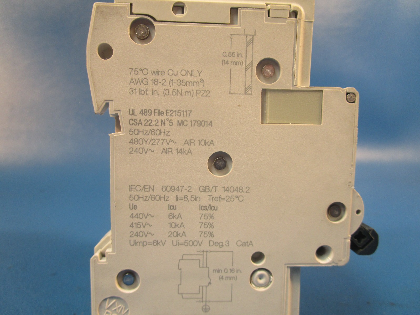 Schneider Electric M9F42330, Miniature Circuit Breaker, 30A 3P 480Y/277V~