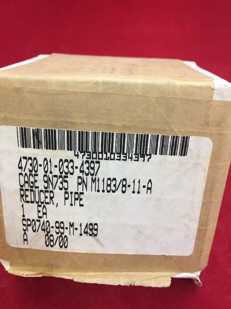 NEW COPPER ALLOY Pipe Reducer 1.89″ Long M1183/8-11-A 1.25″X1.5″