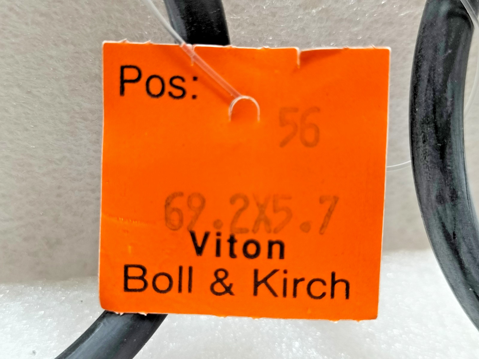 BOLL & KIRCH 69.2X5.7 GASKET – LO AUTOMATIC FILTER – LOT OF 12 PCS