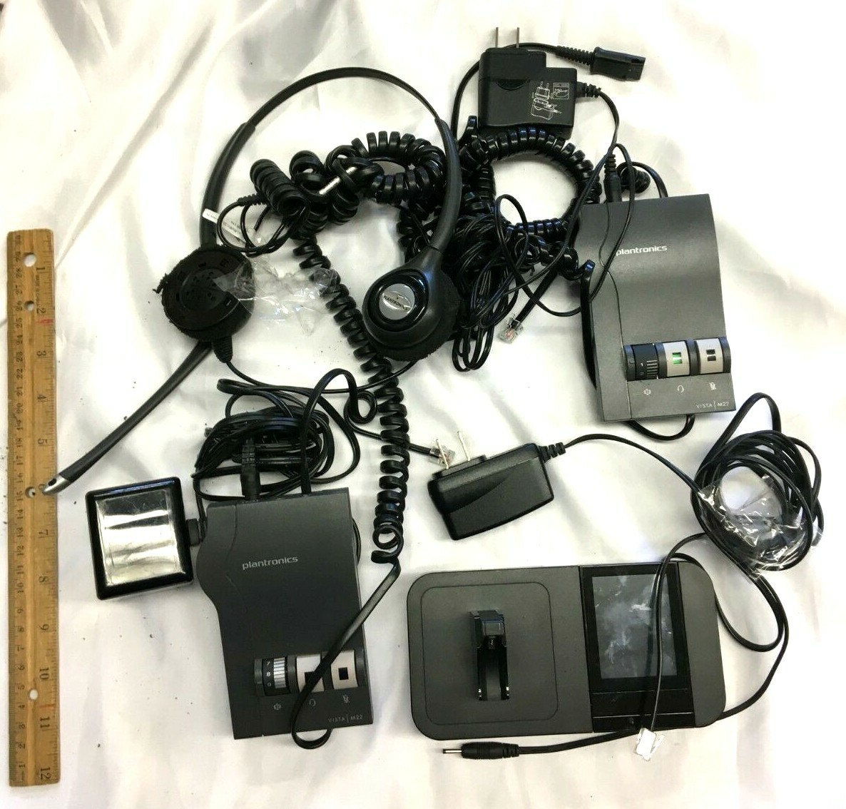 Plantronics & Jabra Base Station Charger, Amplifier Lot of 3, 9400BS, M22