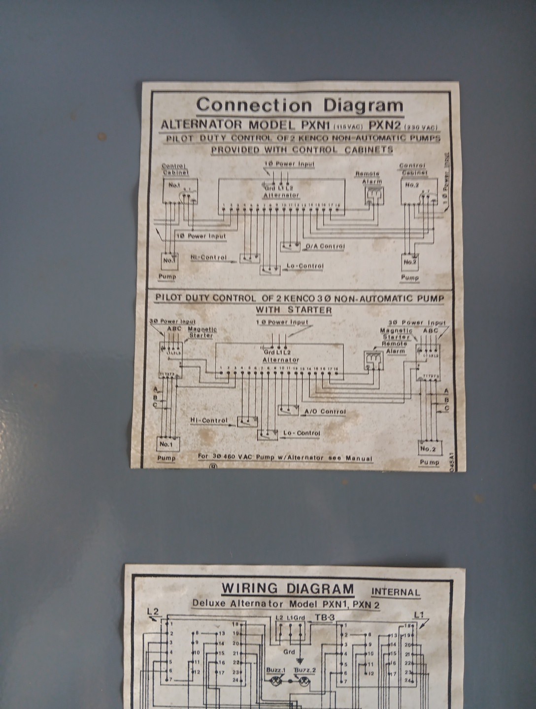 KENCO PUMP DIVISION DELUXE TWO PUMP ALTERNATOR PXN1