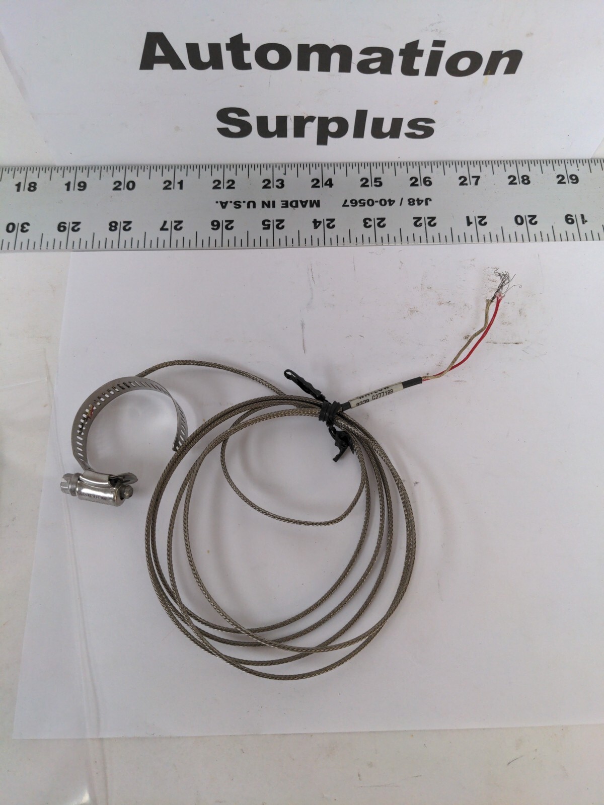 Watlow 72XJSGA072A Pipe Clamp Mount Thermocouple
