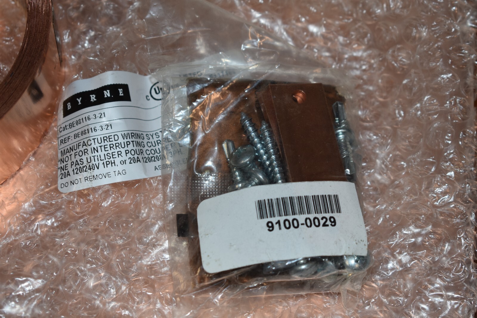 Polyphaser CU-SPGP Copper Grounding Plate Kit New