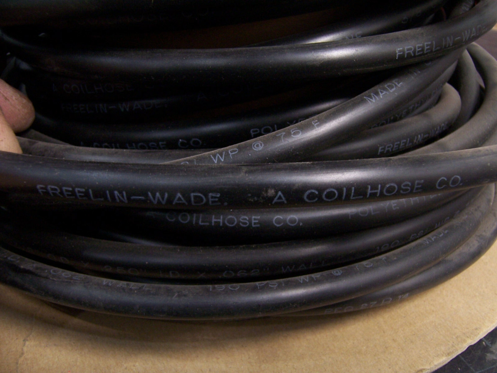 FREELIN-WADE 1/4″ O.D. X .250 WALL POLYETHYLENE 190 PSI TUBING 50′ ROLL