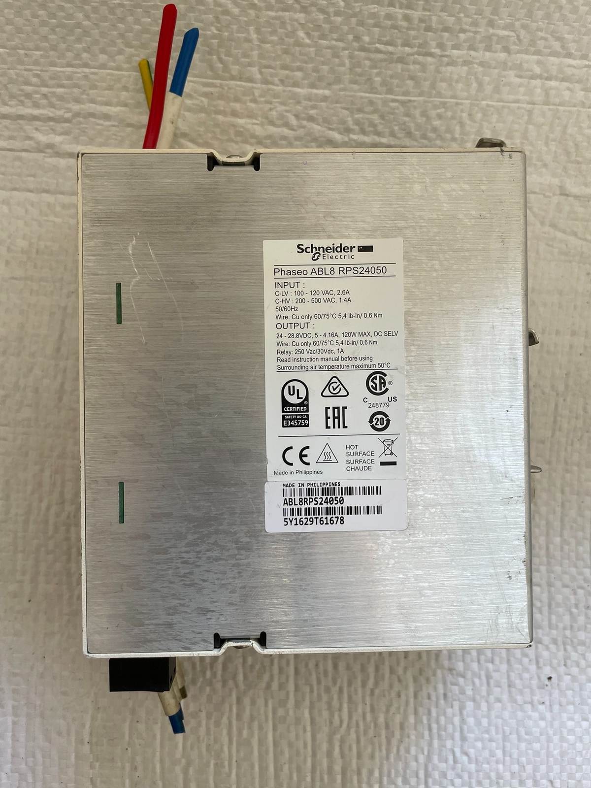 1p Schneider ABL8 RPS24050 ． Accept counteroffer