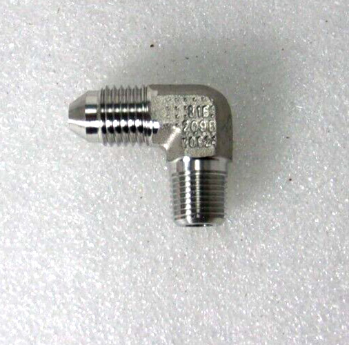Parker 4-4CTX-SS, Stainless Steel 316, Elbow 90 Deg, Hydraulic Triple Lok Pipe