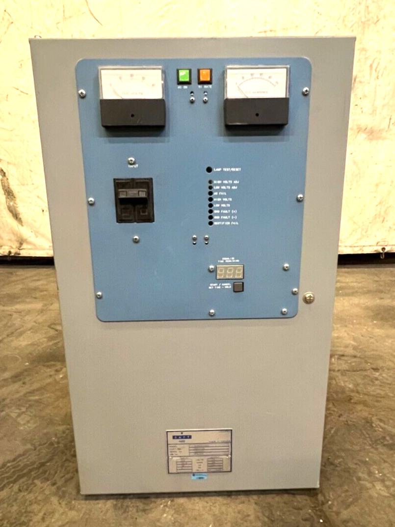 SAFT NIFE BATTERY CHARGER MANUAL MODEL SLRF24-50E OAL 24″ WIDTH 15-5/8″