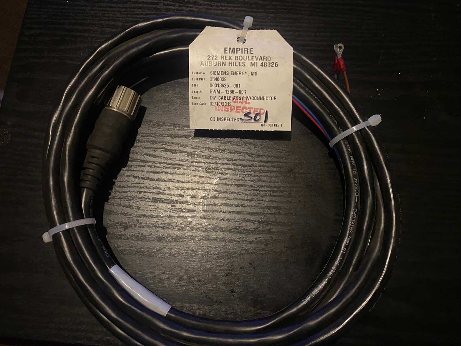Empire EWM-1286-006 DM Cable ASSY W/CONNECTOR🔥🔥Brand New 🔥🔥🔥