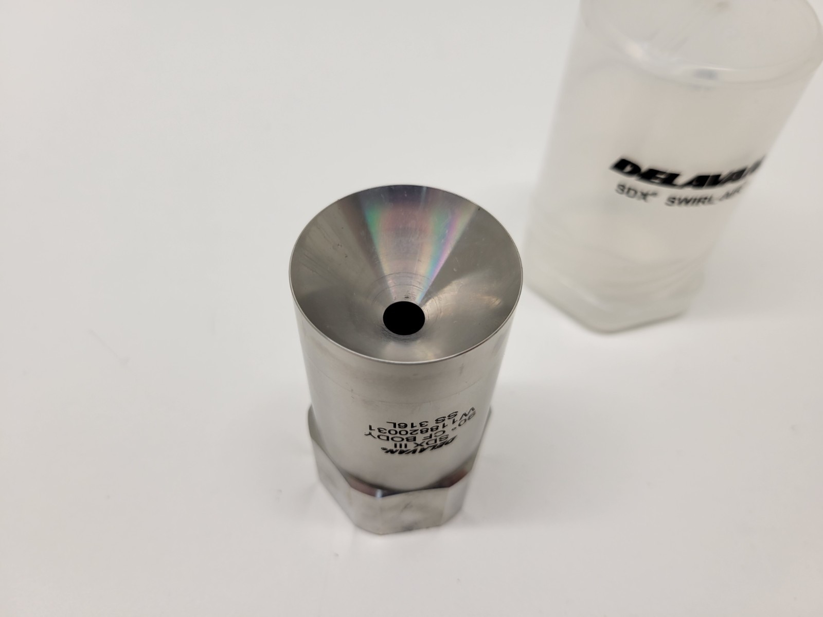 NEW OLD STOCK! DELAVAN SDX II 90DEG CF BODY 316L NOZZLE W118820031