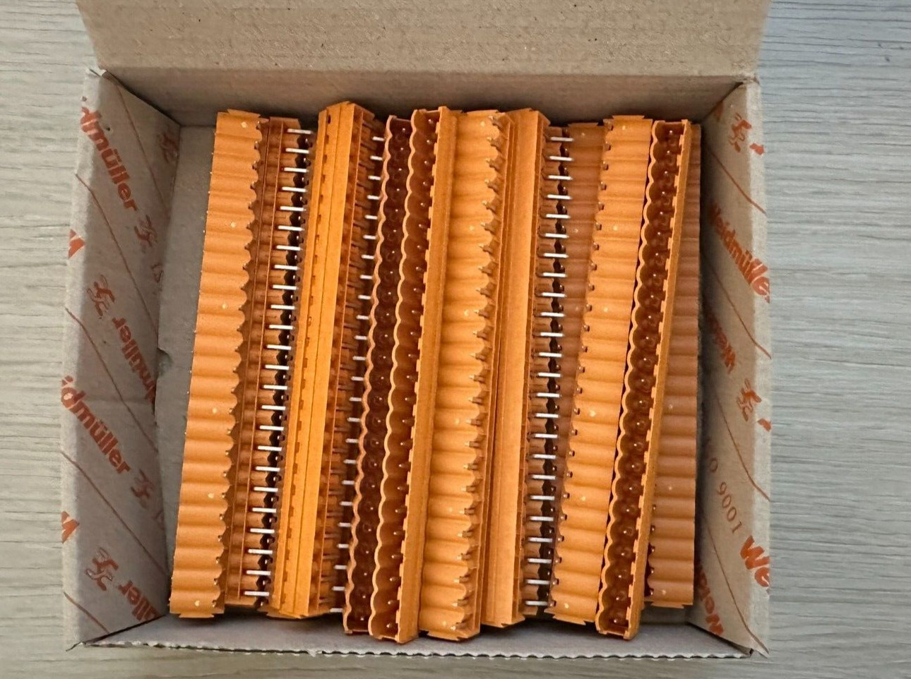Lot of 20 WEIDMÜLLER 1581080000 TERM BLOCK HDR 24POS 90DEG 5MM