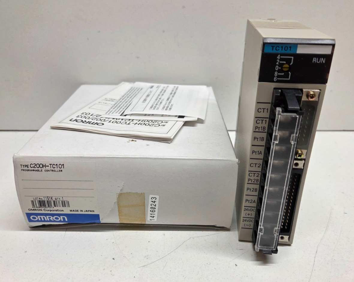 NEW IN BOX! OMRON SYSMAC C200 TEMPERATURE CONTROL UNIT C200H-TC101
